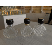 Флакон Парфюмерный для разливных духов f319-30ml Флакон стеклянный с декором  (ящик 120 шт , пачка 12 шт)